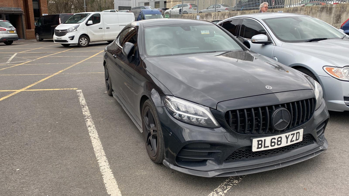 CT CARBON MERCEDES C43 & C CLASS W205 FACELIFT CARBON FIBRE SPLITTER - V1 | HOMOLOGATION IN PROCESS