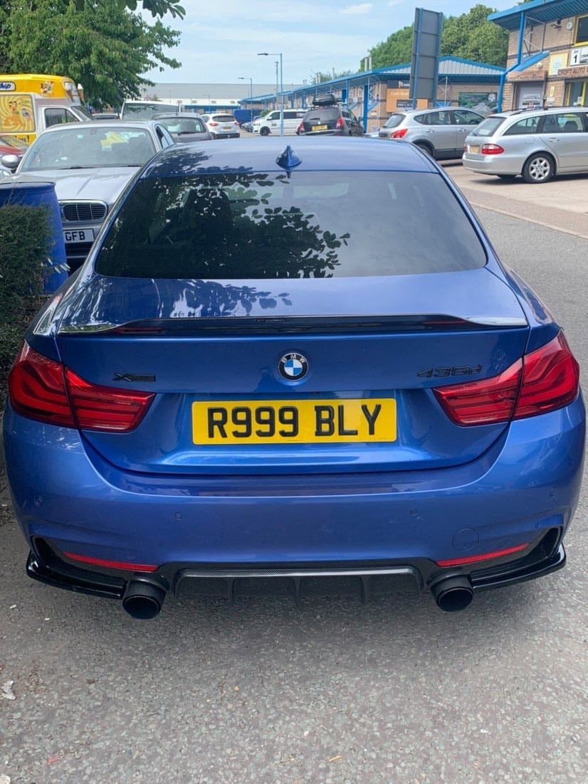 CT CARBON BMW F32 4 SERIES CARBON FIBRE SPOILER - PS STYLE | SWISS HOMOLOGATED