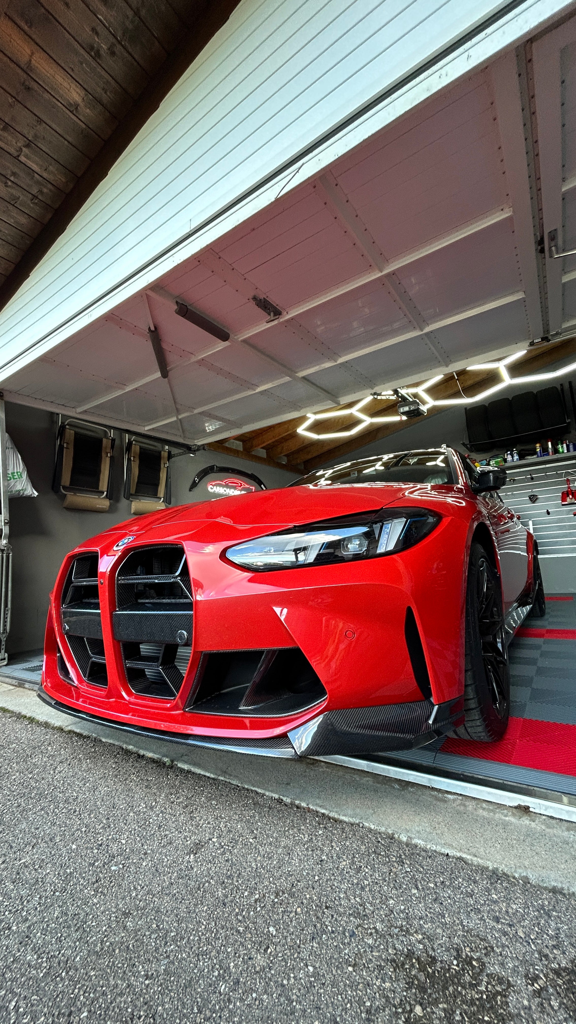 CT CARBON FRONT LIP BMW M3/M4 G8X - MP STYLE | SWISS HOMOLOGATED