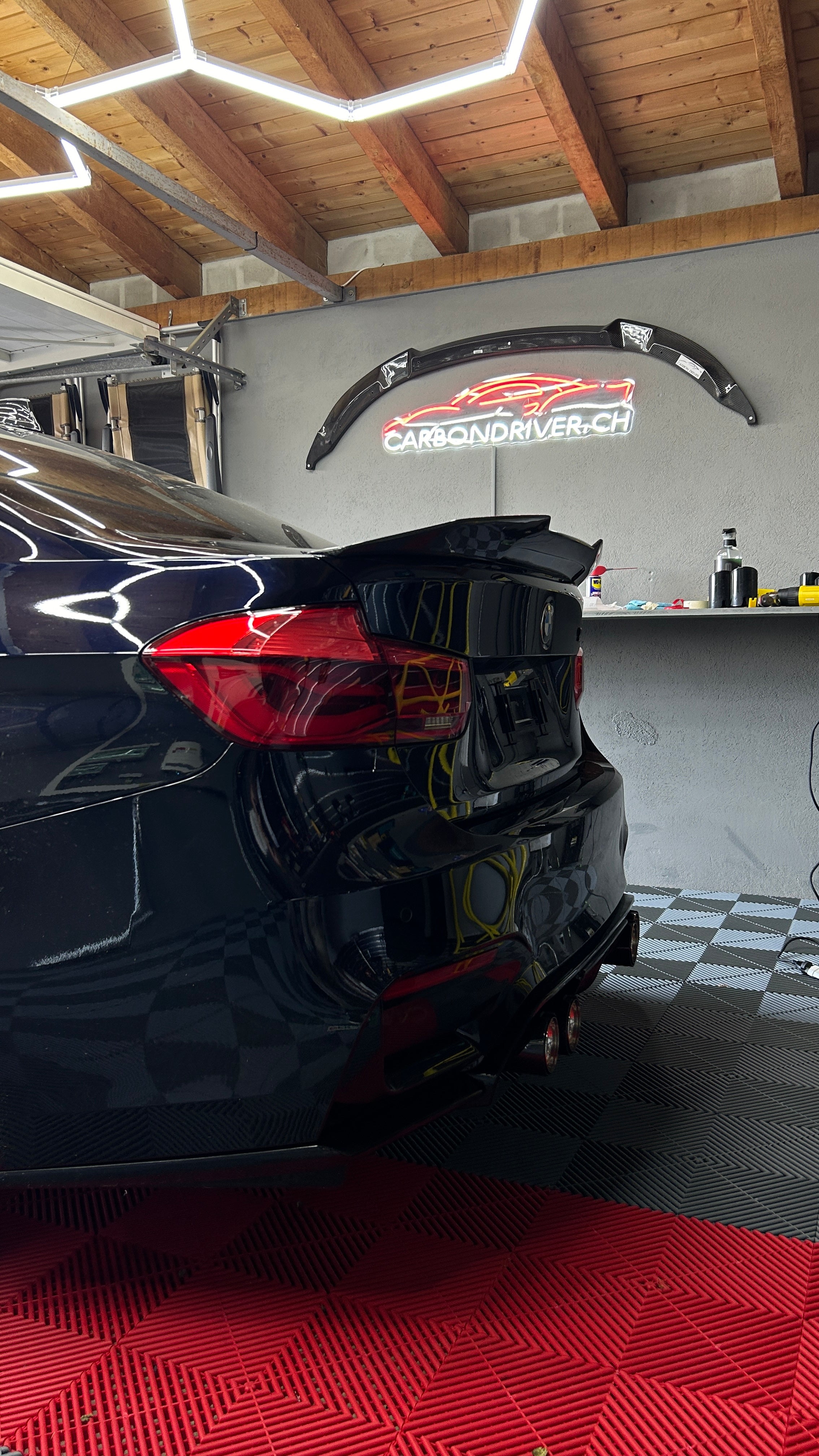 CT CARBON SPOILER BMW F30/F80 - PS STYLE | SWISS HOMOLOGATED