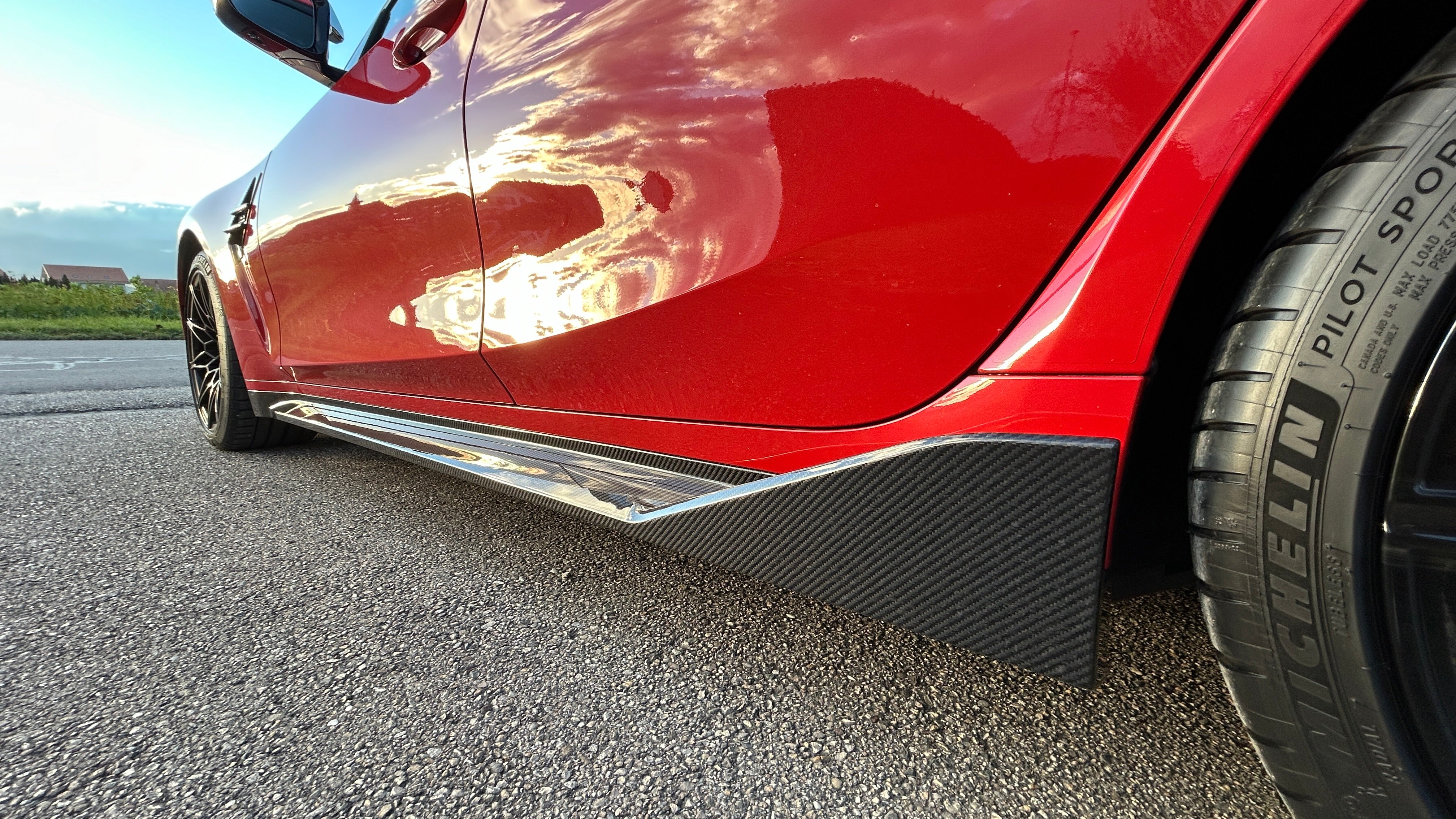 CT CARBON SIDE SKIRTS BMW M3/M4 G8X - MP STYLE | SWISS HOMOLOGATED