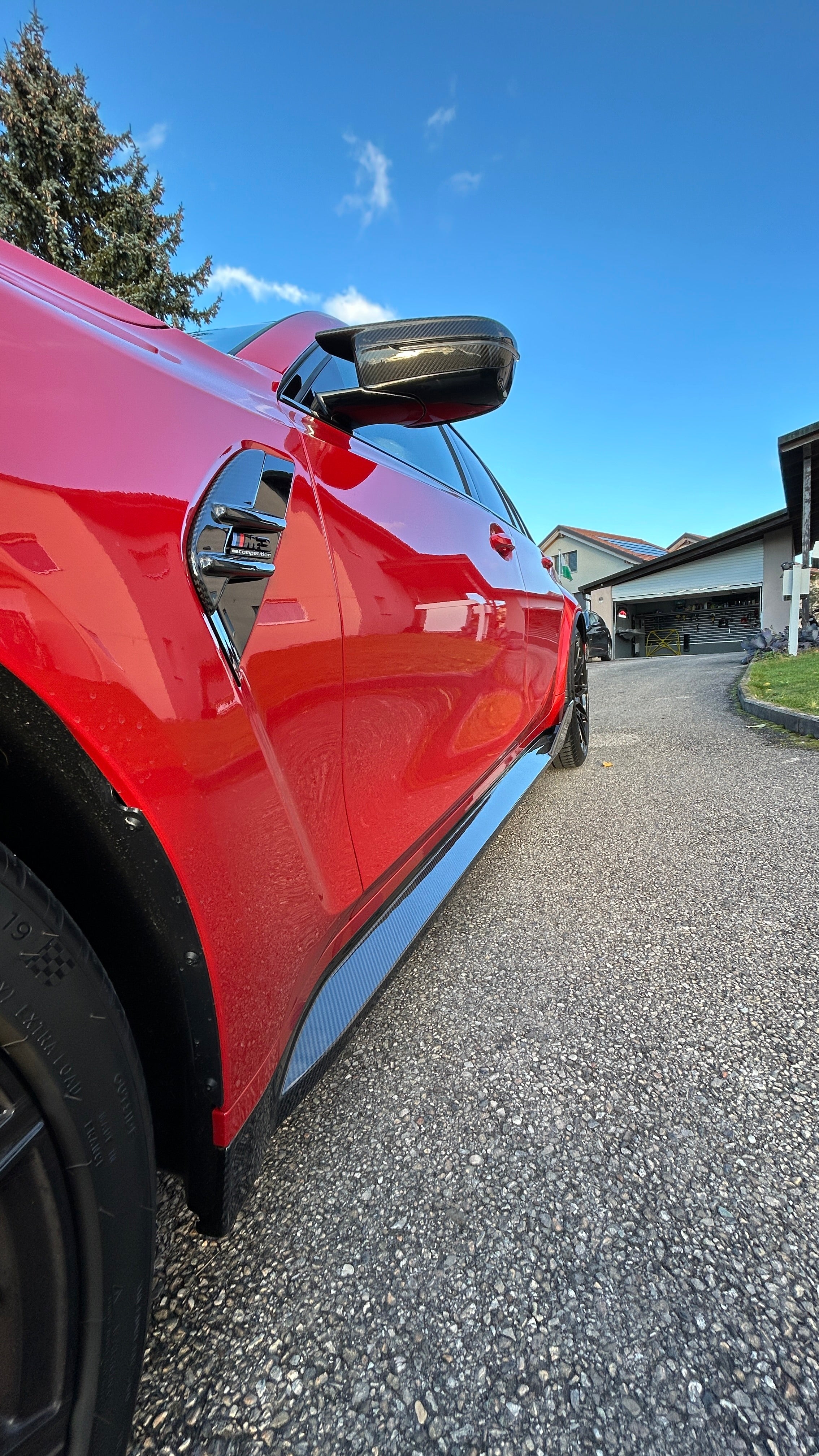 CT CARBON SIDE SKIRTS BMW M3/M4 G8X - MP STYLE | SWISS HOMOLOGATED