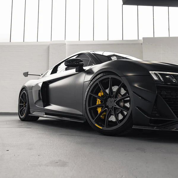AUTOID CARBON SIDE SKIRTS AUDI R8 V10 GEN 2.5 - TRE | SWISS HOMOLOGATED