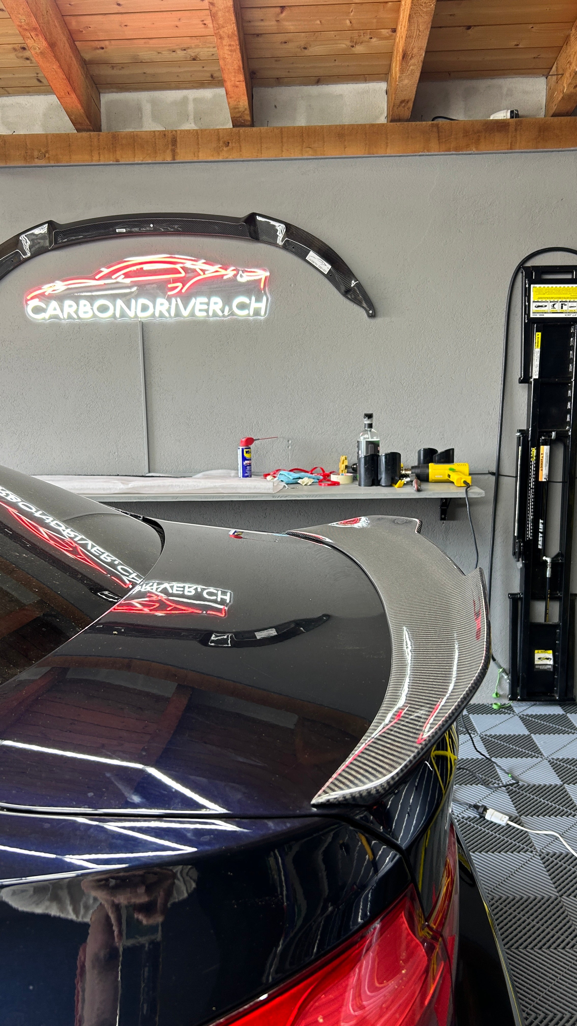 CT CARBON SPOILER BMW F30/F80 - PS STYLE | SWISS HOMOLOGATED