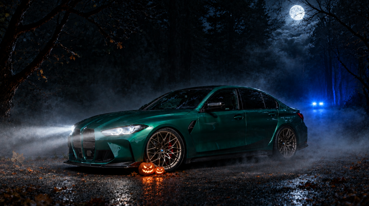BMW M3 G80 carbon front lip - Carbon Driver Halloween