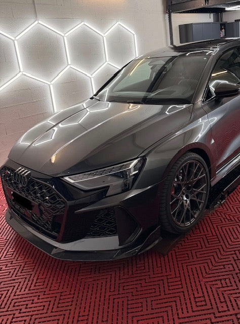 CT CARBON FRONT LIP AUDI RS3 25+ 8Y - CT DESIGN | SWISS HOMOLOGATED