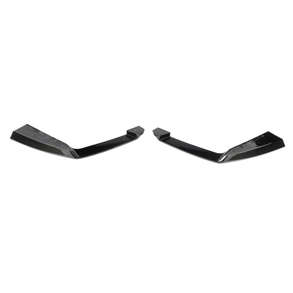 CT CARBON BMW F95 X5M 2019+ DRY CARBON FIBRE REAR BUMPER CORNERS - V1 | SWISS HOMOLOGATED