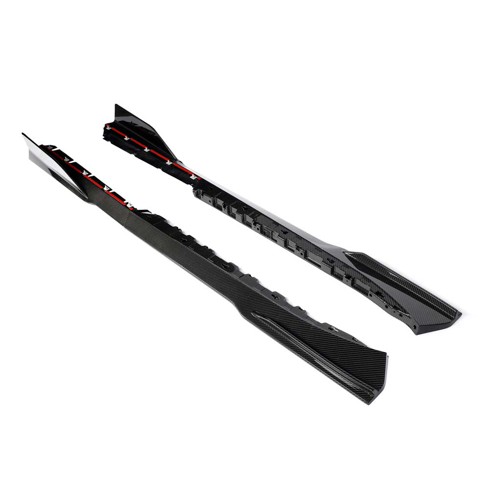 CT CARBON LAMBORGHINI REVUELTO CARBON FIBRE SIDE SKIRTS - CT DESIGN | SWISS HOMOLOGATED
