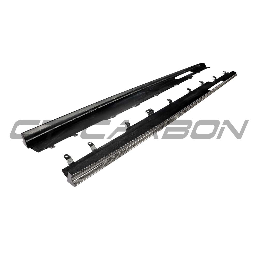 CT CARBON BMW X5/X5M & X6/X6M 2019+ CARBON FIBRE SIDE SKIRTS | SWISS HOMOLOGATED