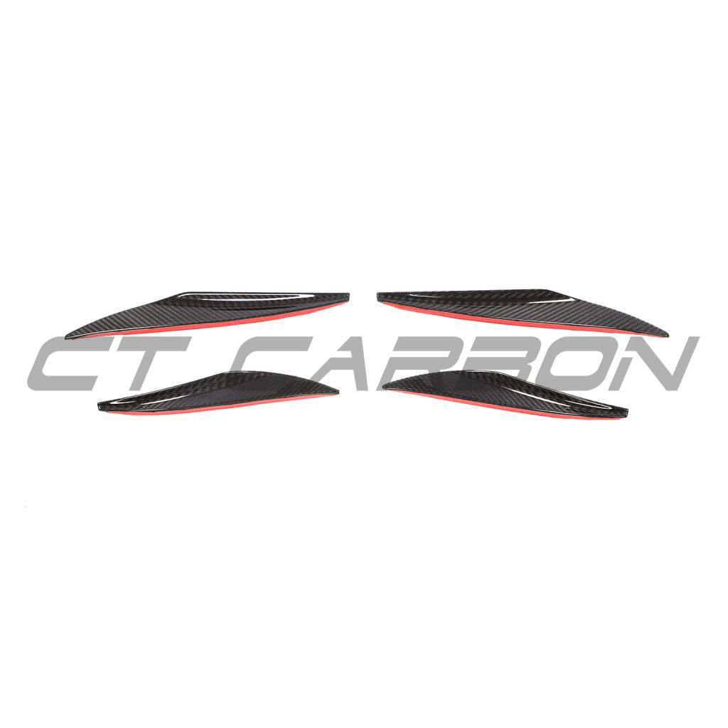 CT CARBON PORSCHE 911 991.1 GT3 2013-2017 CARBON FIBRE CANARDS | HOMOLOGATION IN PROCESS
