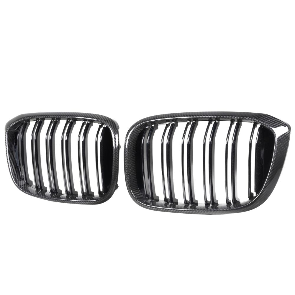 CT CARBON BMW G01 X3 2017-2021 DOUBLE SLAT CARBON FIBRE GRILLES | HOMOLOGATION IN PROCESS