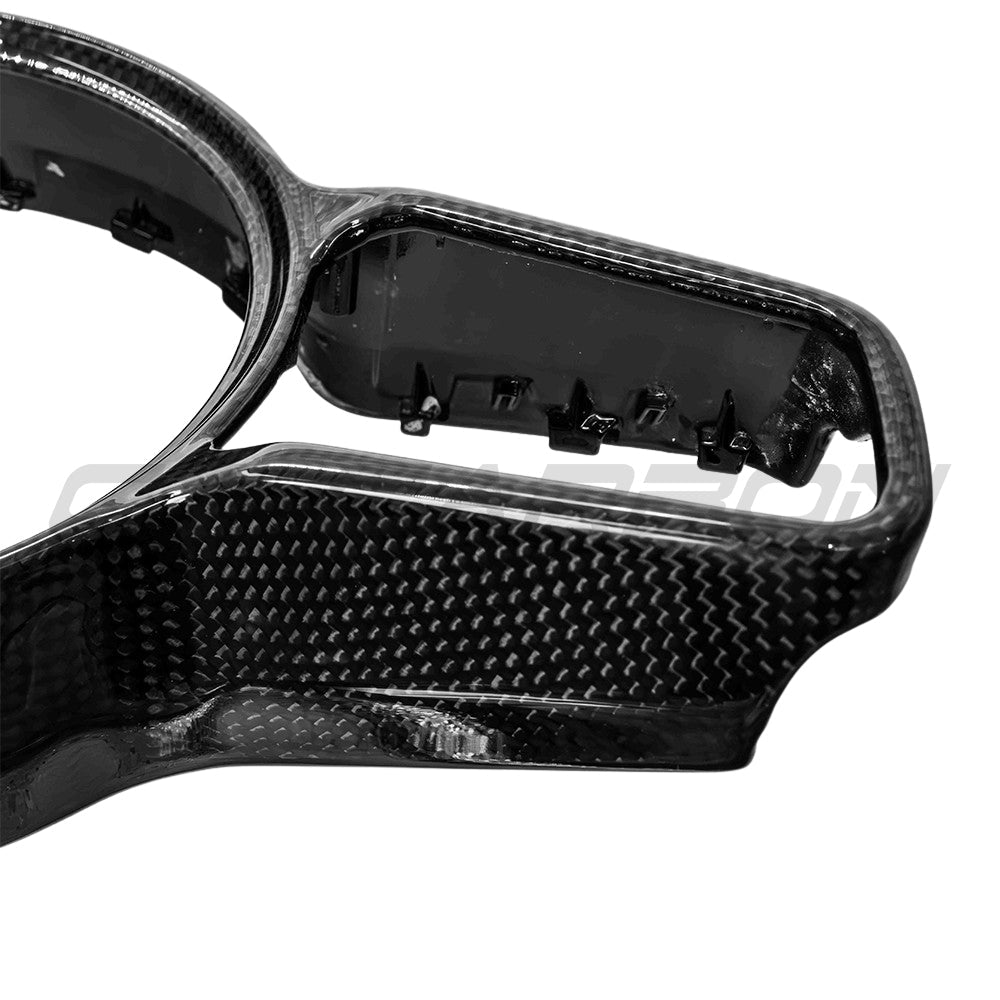 CT CARBON PORSCHE 911/CAYMAN/BOXSTER/CAYENNE/MACAN 2013+ STEERING WHEEL TRIM | NO HOMOLOGATION REQUIRED