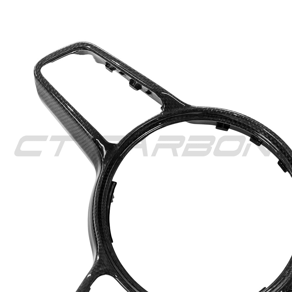 CT CARBON PORSCHE 911/CAYMAN/BOXSTER/CAYENNE/MACAN 2013+ STEERING WHEEL TRIM | NO HOMOLOGATION REQUIRED