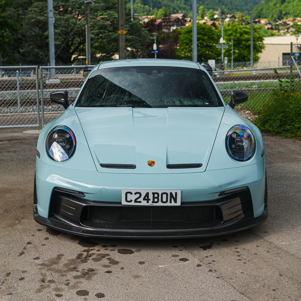 CT CARBON PORSCHE 911 992.1 GT3 & GT3 TOURING 2022-2024 CARBON FIBRE FRONT INTAKE PANEL - CT DESIGN | HOMOLOGATION IN PROCESS