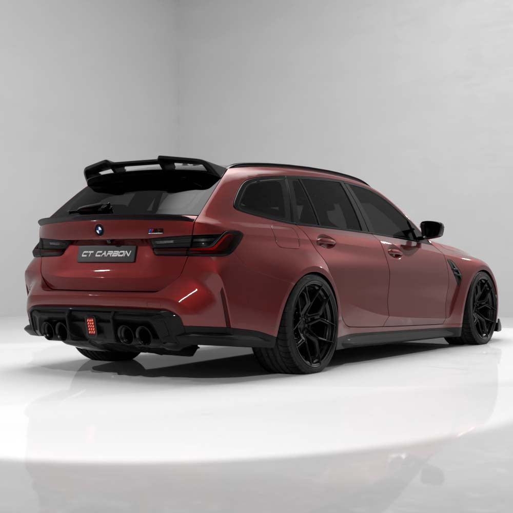 CT CARBON BMW G81 M3 & G21 3 SERIES TOURING 2018+ CARBON FIBRE MIDDLE SPOILER - CT DESIGN | SWISS HOMOLOGATED